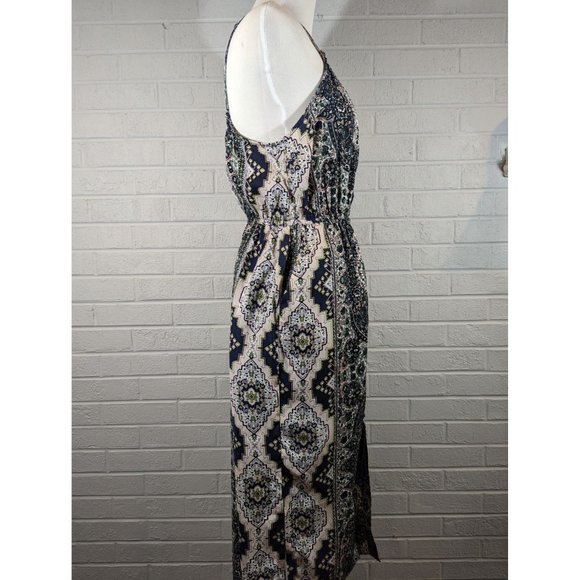 Cupcakes and Cashmere Leela‎ Sleeveless Boho Blue Summer Dress Women Size S - Picture 3 of 6